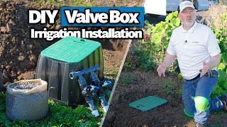 How to Install an Irrigation Valve Box  Sprinklers amp Drip Irrigation DIY Beginners Guide [upl. by Erastatus]