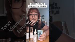 AM SKINCARE ROUTINE skincareroutine routinesoin soinsdelapeau [upl. by Rednasela]