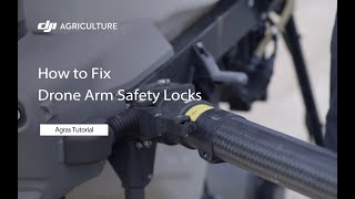 How to Fix Drone Arm Safety Locks [upl. by Eissirc]