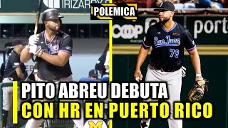 JOSE ABREU DEBUTA CON JONRON ENORME EN PUERTO RICO ¡MIRA COMO ABUSA [upl. by Orfinger526]