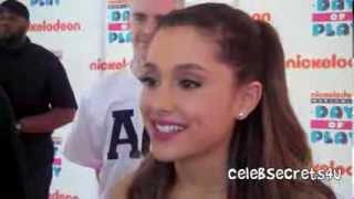 Ariana Grande Interview  Nickelodeons World Wide Day of Play [upl. by Shirleen346]