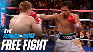 THE KO THAT CHANGED EVERYTHING  Manny Pacquiao Destroys Ricky Hatton  FREE FIGHT [upl. by Delija]