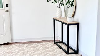 25 Console Table Build with Free Plans [upl. by Pomfrey412]