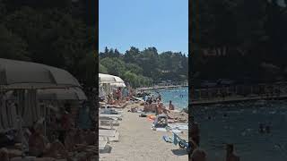 KROATIEN CRIKVENICA STRAND 4K CROATIA WALKING TOUR [upl. by Lilian]