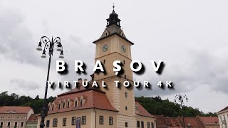 Brașov Romania Virtual Tour 4K Top places in Romania and Transylvania [upl. by Akaenahs]