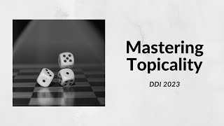 DDI 2023  Mastering Topicality Arbitrariness Predictability and More  Kelley [upl. by Yoshiko851]