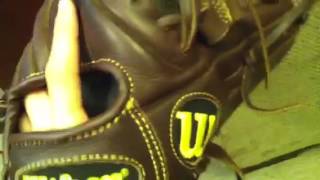 Wilson A800 amp Rawlings Catchers Mitt Reviews [upl. by Konikow]