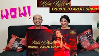 Neha Kakkar  Tribute to Arijit Singh  Vibhor Parashar  Kunal Pandit  Smule Mirchi Music Awards [upl. by Anahsak642]