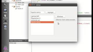 List Widget With C QT Creator [upl. by Adniles]
