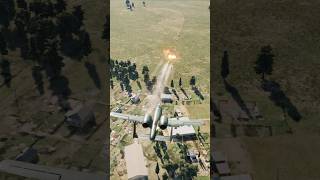 A10 Warthog Rocket shootin gunz a blazing strafe run dcs [upl. by Morehouse978]