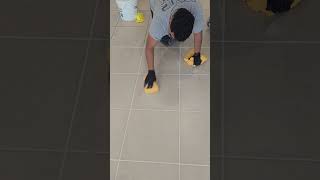 Full floor regrout Mapei Flex Color CQ [upl. by Colner]