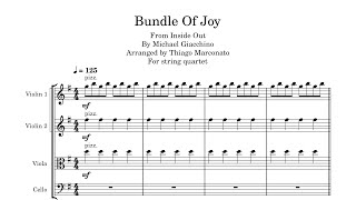 BUNDLE OF JOY Inside Out  String quartet [upl. by Ennazor]