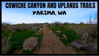 Treadmill Video Virtual Running Cowiche Canyon and Uplands Trail Yakima WA [upl. by Ennaitak]