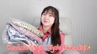 SHOPEE HAUL SET ROK DRESS DAN SET CARDIGAN Korean Style Hijab Friendly [upl. by Roseanne]