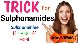 Trick for sulphonamide classification  Acronyms mnemonics for sulphonamide antibiotic [upl. by Charyl208]