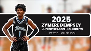 Zymere Dempsey Junior Season Highlights Bertie High School Team Trezz 2025 [upl. by Yajeet424]