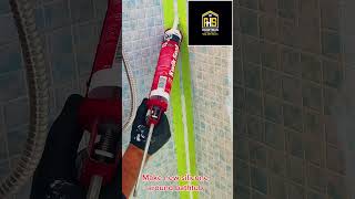 Make new silicone around bathtub floridahandymanservice diy fhs [upl. by Hartzke875]