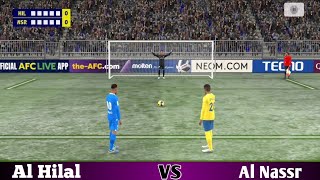 👉Al Hilal vs Al Nassr full penalty shootout  NAS vs HIL HIGHLIGHTS⚽ [upl. by Korry703]