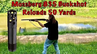 Mossberg 835 Buckshot Hand Loads 50 Yards Kicks 680 GT ReUpload [upl. by Zeus333]