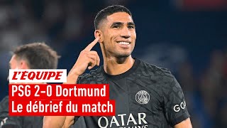 PSG 20 Dortmund  Le débrief du match dans lÉquipe du Soir [upl. by Adnof]