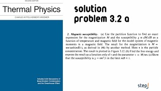 Problem 32 a Kittels Thermal Physics [upl. by Tenom145]