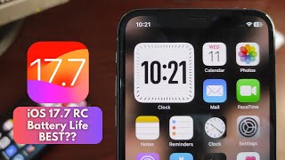 iOS 177 RC Battery Life Performance amp More [upl. by Edya]