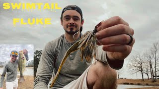 Catching Bass Back to Back On a Chatterbait  FLUKE TRAILER [upl. by Torosian]