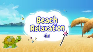 Sleep Meditation for Children  BEACH RELAXATION 4in1  Sleep Story for Kids [upl. by Kulda]