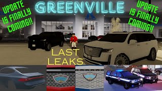 Greenville update is finally coming  last min leaks [upl. by Adnilg329]