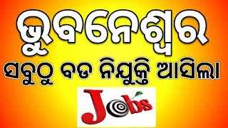 TOP 100 Plus Job Vacancy at Bhubaneswar Odisha ll 2024 October Il ଭୁବନେଶ୍ୱର ନିଯୁକ୍ତି ଆସିଲା🙏😀 [upl. by Mirth]