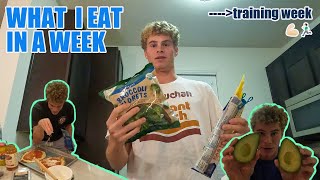 Matthew Boling What I Eat in a Week Training for the Olympics [upl. by Nodnrb]