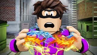 He Became an ELEMENTAL SUPER HERO A Roblox Movie [upl. by Akenehs664]