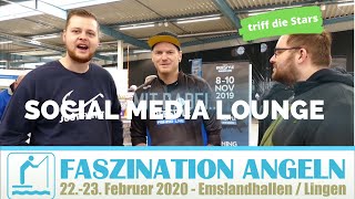 Social Media Lounge auf der Angelmesse Lingen 2020  Faszination Angeln [upl. by Macdermot275]