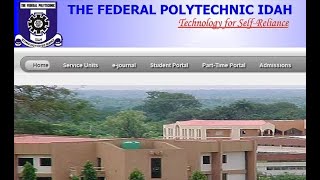 Federal Polytechnic Idah Pre HND Programme Admission Application Form [upl. by Dahsar]