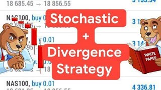 Stochastic Oscillator  Divergence Forex Strategy [upl. by Aelhsa]