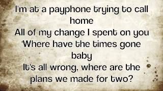 Maroon 5  Payphone Lyrics on screen [upl. by Rumney]