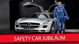 Safety CarJubiläum 300 Formel 1Rennen für Bernd Mayländer [upl. by Dymphia]