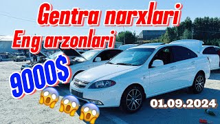 01092024 Gentra narxlari Samarqand moshina bozari cobalt spark gentra automobile avto rek [upl. by Duncan539]