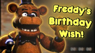 FNAFSFM Freddys Birthday Wish Fnaf 7th Anniversary [upl. by Ardnatal]