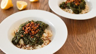 Sbenikh w Riz Authentic Lebanese Spinach Stew Recipe  StepbyStep Tutorial  Accidental Adult [upl. by Igor]