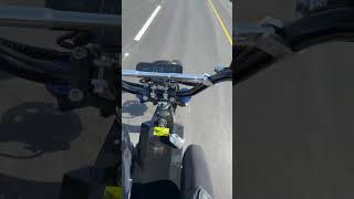 Stealth bomber electric bike Strong and fast start  first person perspective from our customer [upl. by Drareg313]