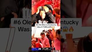 Ole Miss vs Kentucky CAME TO THE LAST PLAY😨🔥 [upl. by End]