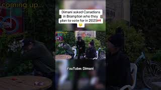 Asking Canadian in Brampton Ontario who they’re voting for in 2025 [upl. by Weismann]