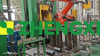 Metal forging process use hydraulic press [upl. by Ylam]