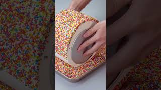 shorts How to Decorate a Cake with Sprinkles [upl. by Adlaremse522]