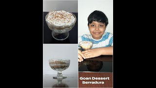 Serradura  Goan Dessert  Marie Biscuit Pudding  Recipe by Aarav  Only 3 Ingredients [upl. by Ambert]