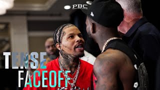 Gervonta Davis and Frank Martins HEATED Faceoff [upl. by Allekram726]