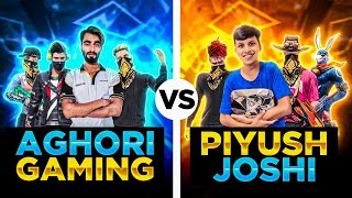 Piyush Joshi Squad Vs Aghori Gaming Esports😍  4vs4 Best Clash Squad Battle  Garena Free Fire [upl. by Merce552]