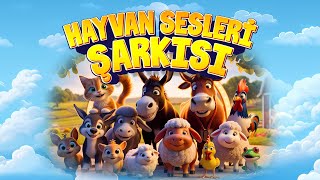 Hayvan Sesleri Şarkısı 🐄🐑🐓  Eğlenceli Çocuk Şarkısı ve Hayvanlar ile Tanışın 🎶🐶🐱 [upl. by Rue]