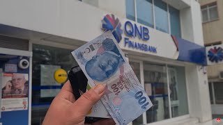 QNB Finansbank ATMden Hesaba Para Yatırma [upl. by Bina982]